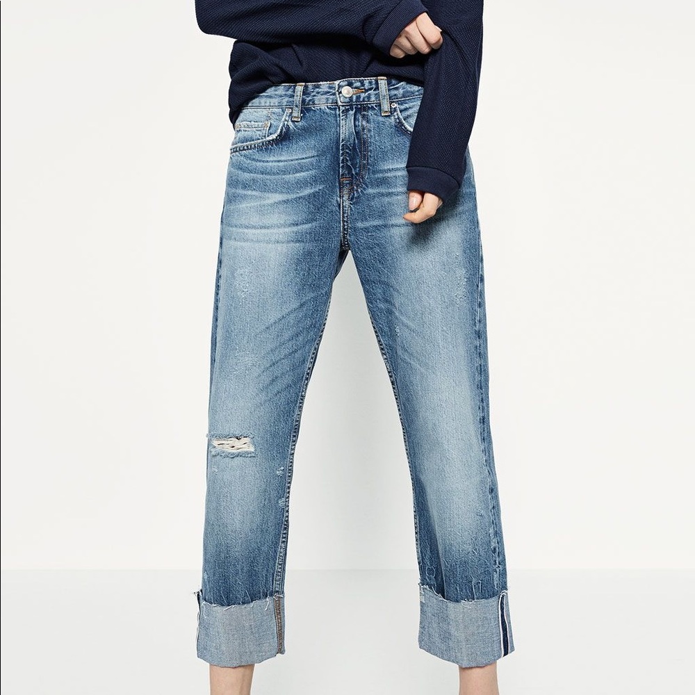 Zara boyfit selfedge jeans